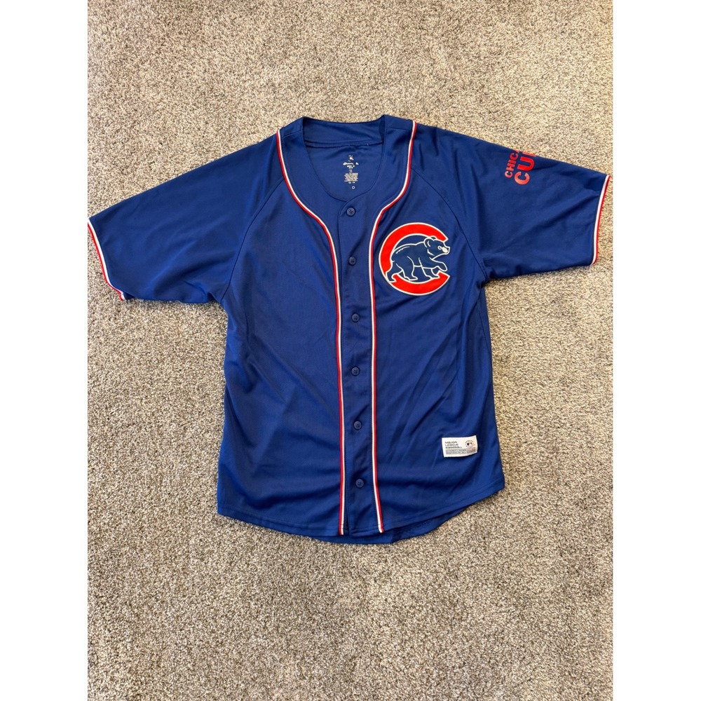 Dynasty Baseball Jersey Mens Medium Blue Chicago Cubs MLB Dynasty Series Mesh